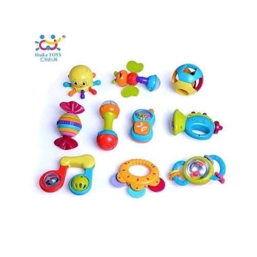 Набір брязкалець Huile Toys, 10 шт (939): Вік від 3-х місяців
