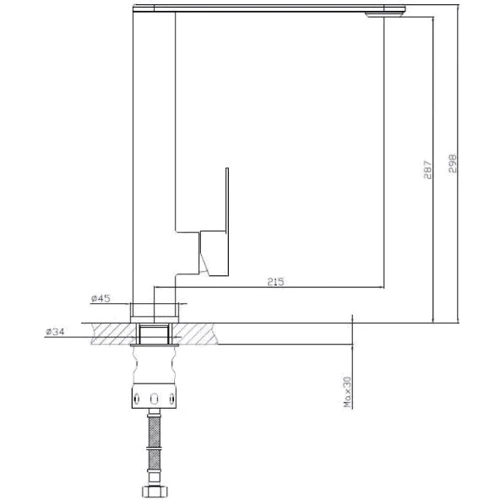 Смеситель для кухонной мойки Nett OB-30