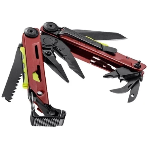 Мультитул Leatherman Signal Crimson 832745: Количество инструментов 19