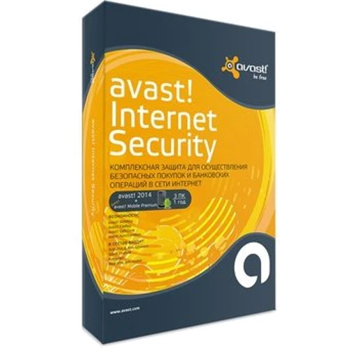 Программное обеспечение Avast! Internet Security 2014 (продление лицензии на 12 месяцев, 3 ПК)