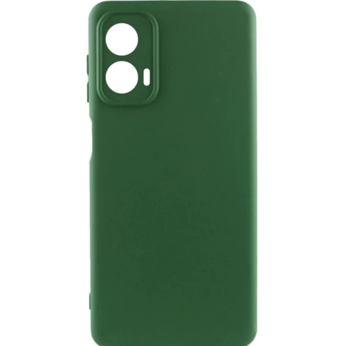 Чохол для телефона Lakshmi Case Silicone Cover Full Camera Dark Green для Motorola Moto G85
