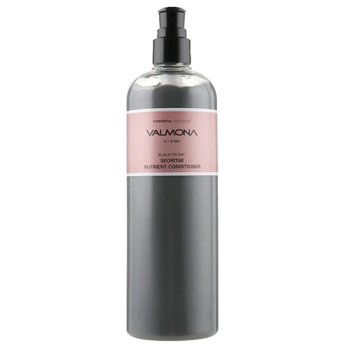 Valmona Powerful Solution Black Peony Seoritae Nutrient Conditioner Кондиционер для волос с экстрактом черных бобов 480 ml: Назначение Питание, Увлажнение, Восстановление