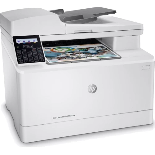 МФУ HP Color LaserJet Pro M183fw Wi-Fi (7KW56A): Технология печати Лазерная