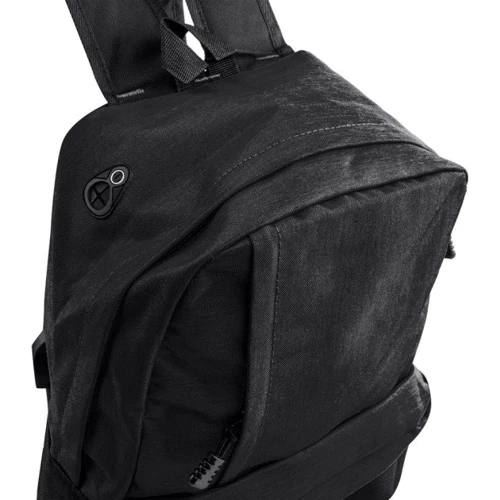 Мужской рюкзак Valiria Fashion черный (DETAU2600-2): Застежка Молния