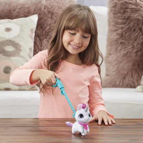 Інтерактивна іграшка Hasbro Furreal Friends маленький вихованець на повідку Єдиноріг WALKALOTS LIL WAGS UNICORN (E3503_E4774): Тип тварина