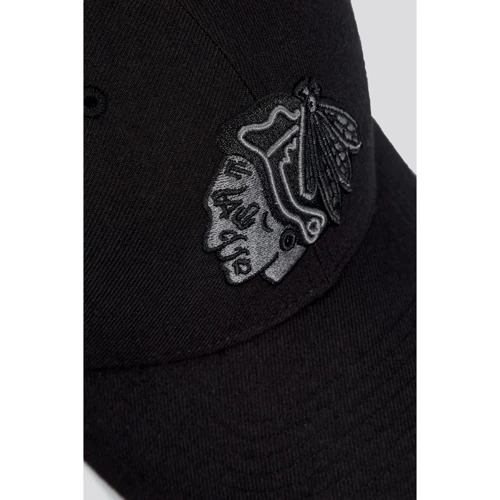 Бейсболка 47 Brand Chicago Blackhawks Snapback черная (H-MVPSP04WBP-BKC) фото 3