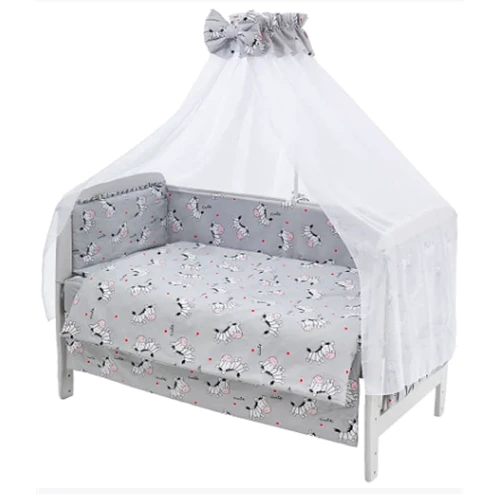 Комплект постельного белья Qvatro Gold (зебры) серый (RG-08)