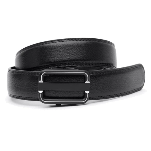 Чоловічий ремінь Borsa Leather чорний (V1GKX22-black)