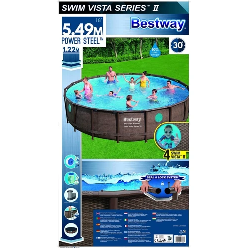 Бассейн каркасный Bestway 549х122 см 56977 фото 7