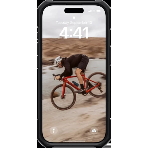 Чохол для iPhone Urban Armor Gear UAG Essential Armor Magsafe Black (114448114040) for iPhone 16 Pro: Матеріали поликарбонат и полиуретан