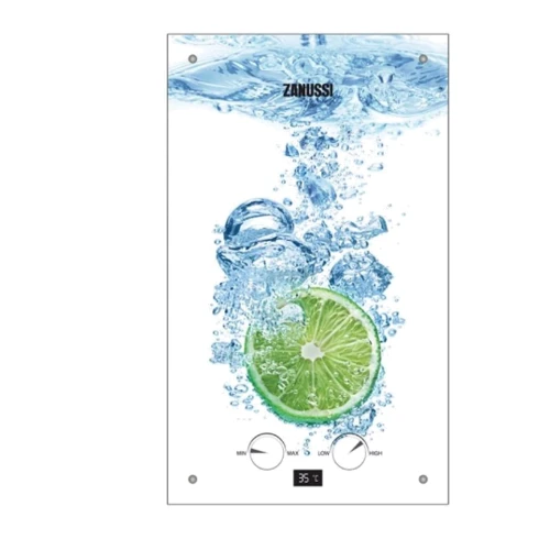 Водонагреватель газовый Zanussi GWH 10 Fonte Glass Glass Lime (GWH10FONTEGLASSLIME)
