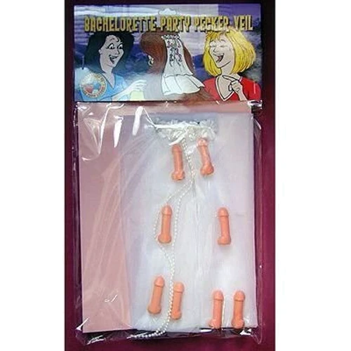 Фата з пенісами Bachelorette Party Pecker Veil