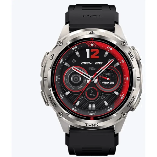 Смарт-годинник Kospet Tank T3 Ultra 2 Silver Silicone Basic