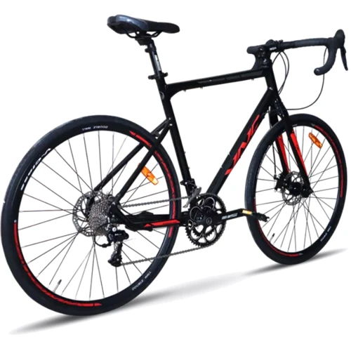 Велосипед VNC 2023' 28" TimeRacer A9 CS V53A9CS-2852-BR 20"/52см (4200) black (shiny)/red (matt)