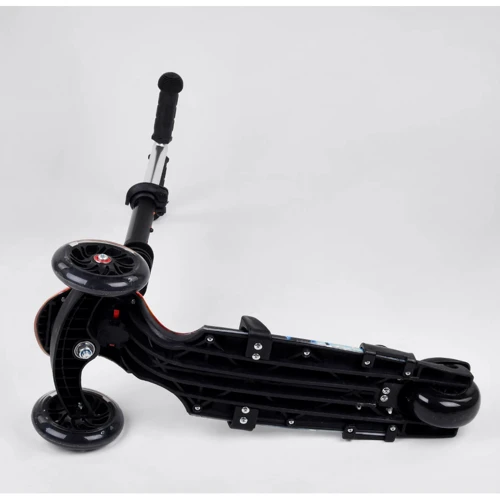 Самокат 5в1 Best Scooter, PU колеса, подсветка колес, Абстракция Multicolor (100056): Тип тормоза ножной