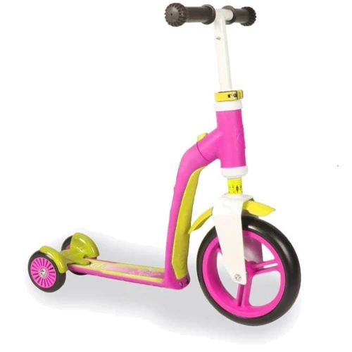 Самокат Scoot&Ride Highwaybaby+ pink/yellow (SR-216272-PINK-YELLOW): Количество колес 3