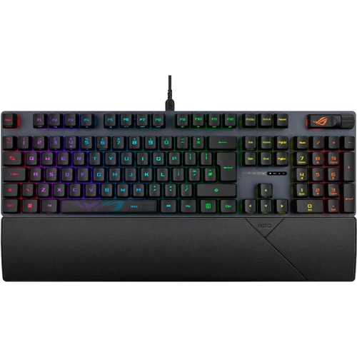 Клавіатура ASUS ROG Strix Scope II RX Red Black (90MP0350-BKMA00): Кількість клавіш 105
