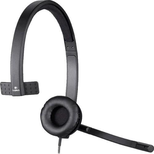 Навушники Logitech H570e USB Headset Mono (981-000571): Тип конструкції накладні
