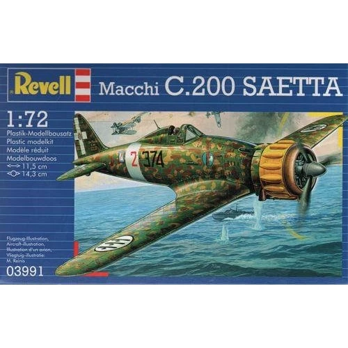 Модель Revell Истребитель Macchi MC200 Saetta 1:72 (3991)