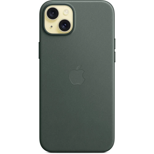 Чехол для iPhone Apple iPhone 15 Plus FineWoven Case with MagSafe - Evergreen (MT4F3ZM/A): Цвет зеленый