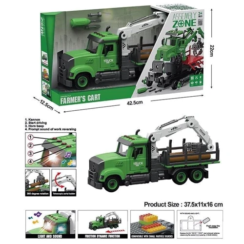 Вантажівка, звуки, підсвічування (YW 9073 B): Виробник Noname