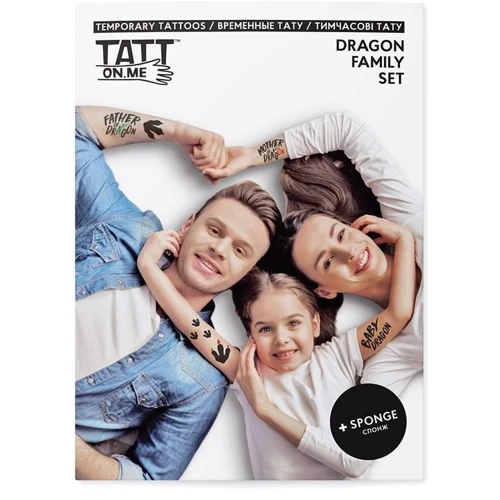 Временные татуировки TATTon.me Dragon Family Set (TSDragon): Производитель TATTon.me