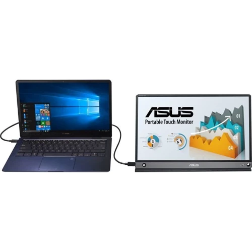 Монитор Asus MB16AMT (90LM04S-B01170): Разъемы USB Type-C, DisplayPort