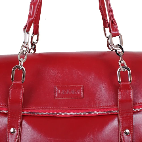Женская сумка тоут Laskara красная (LK10200-red) фото 10