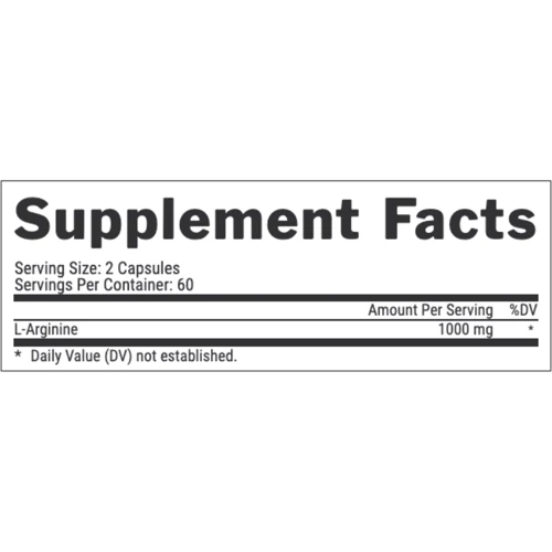 Аминокислота для спорта Nutrex L-Arginine 1000 120 caps / 60 servings: Вкус Без вкуса