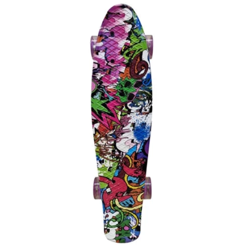 Пенни борд Bambi колеса PU со светом, 56 см (SC20602-3): Тип пенни борд