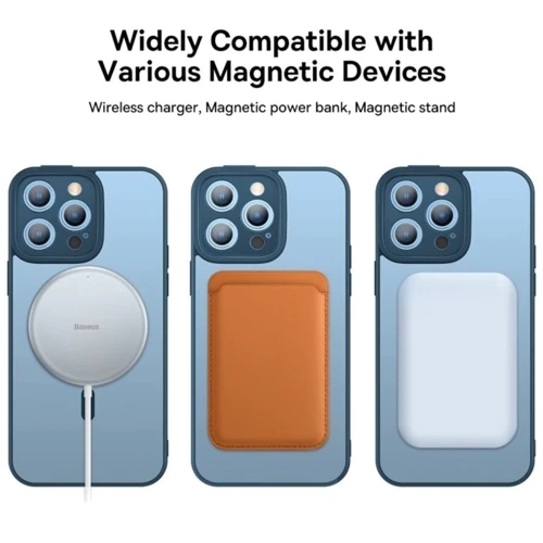 Чехол для iPhone Baseus Frame Series Magnetic Case Blue for iPhone 14 Pro Max (ARJT030103): Тип чехла накладка на заднюю часть