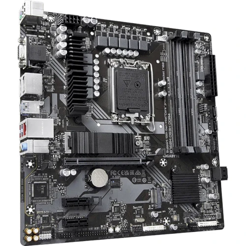 GIGABYTE B760M DS3H DDR4: Оперативна пам'ять 4xDDR4 5333 МГц, до 128 ГБ