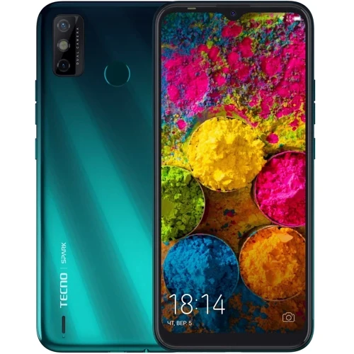 Смартфон Tecno Spark 6 Go 2/32Gb Ice Jadeite Approved Витринный образец