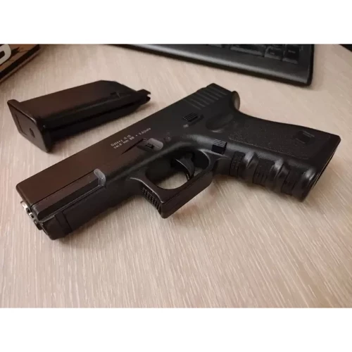 Игрушечный пистолет на пульках Galaxy Glock 17 металл черный (G15)