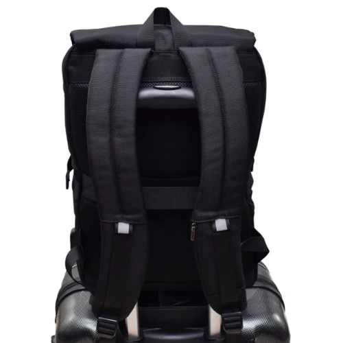 Мужской рюкзак Semi Line USB 15 Black черный (L2007): Фактура Тканая, Матовая