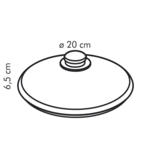 Крышка Tescoma Unicover 20 см стеклянная (619020)