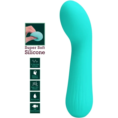 Вибратор для точки G LYBAILE Pretty Love Faun Turquoise (BI-014724-4)