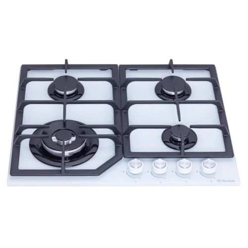 Варочная поверхность газовая Perfelli HGG 61624 WH: Расположение панели Спереди справа
