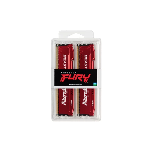 Kingston FURY 8 GB (2x4GB) DDR3 1866 MHz Beast Red (KF318C10BRK2/8) фото 3