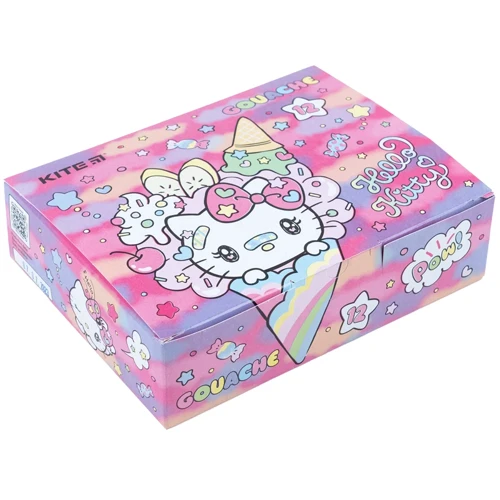 Гуашь Kite Hello Kitty 12 цветов (HK23-063)