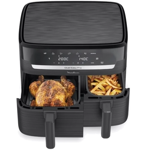 Фритюрница Moulinex Dual Easy Fry EZ901H20: Мощность, Вт 2700