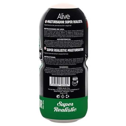 Недорогой мастурбатор-вагина Alive Heineken Vagina в виде банки пива