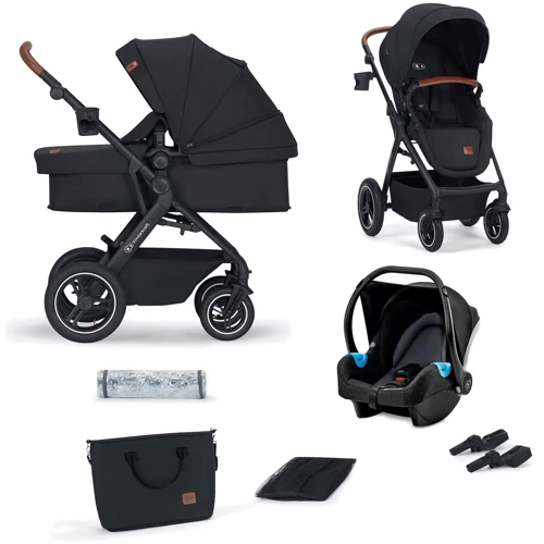Универсальная коляска 3 в 1 Kinderkraft B-Tour Deep Black (KSBTOU00BLK3000): Ширина шасси 60