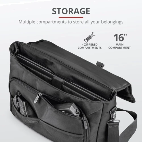 Сумка для ноутбуков Trust 15.6" GXT 1270 Bullet Black (23311) фото 9