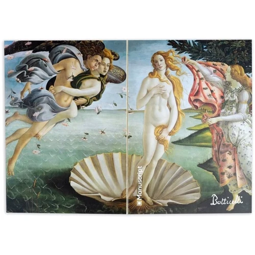 Скетчбук Manuscript Books Bottichelli 1486 з відкритою палітуркою: Кількість сторінок 80