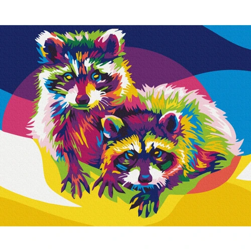 Картина за номерами Brushme Райдужні єноти 40x50 см (BS26202)