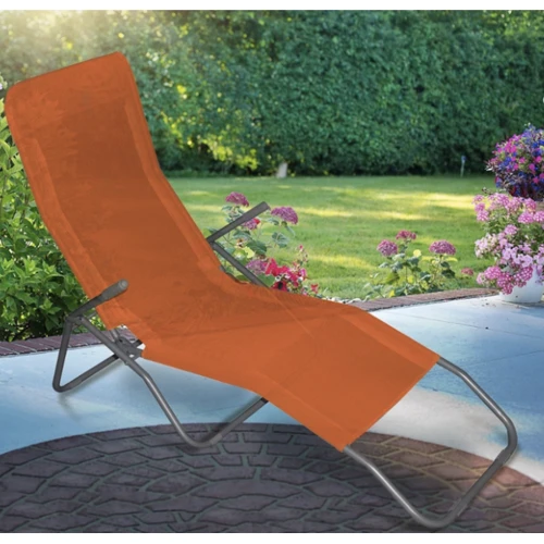 Кресло-шезлонг Jumi раскладной оранжевый (5900410719255)