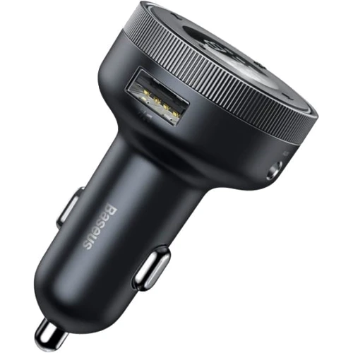 FM-трансмиттер Baseus Car Wireless MP3 Charger (Wireless 5.0+5V/3.4A) Black (CCLH-01) фото 2