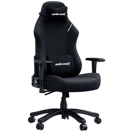 Кресло игровое Anda Seat Luna Black Fabric Size L (AD18-44-B-F) фото 1