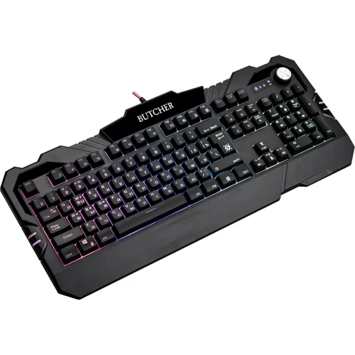 Клавиатура Defender Butcher GK-193DL RGB USB Black (45193): Тип клавиатуры игровая